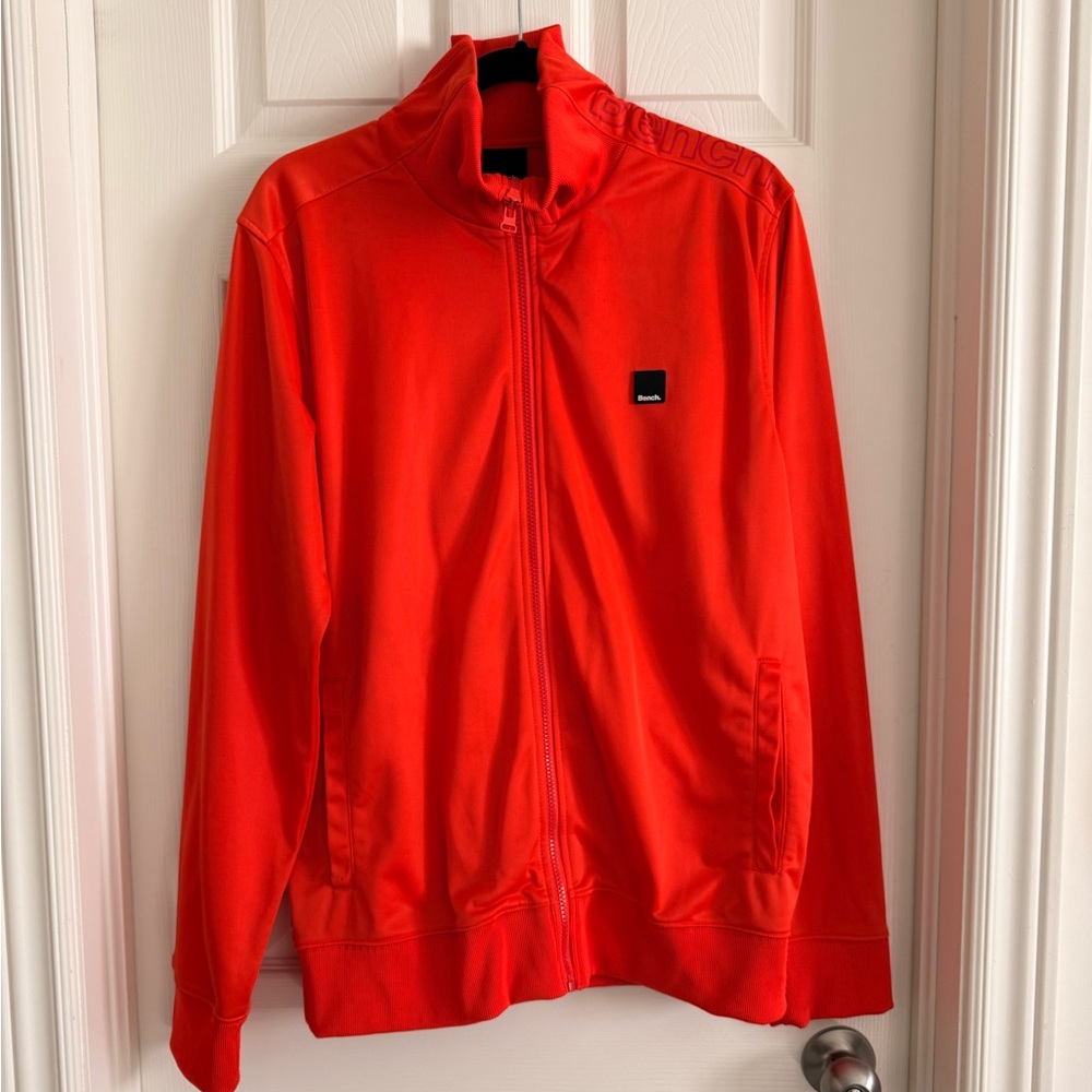 Bench Bright Red Zip-Up Jacket